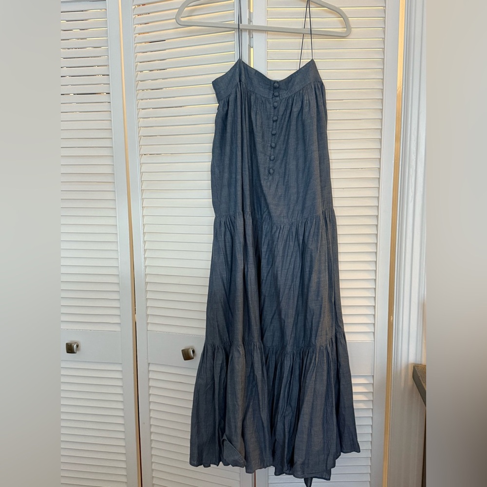 Apiece Apart Gray Button-Up Top